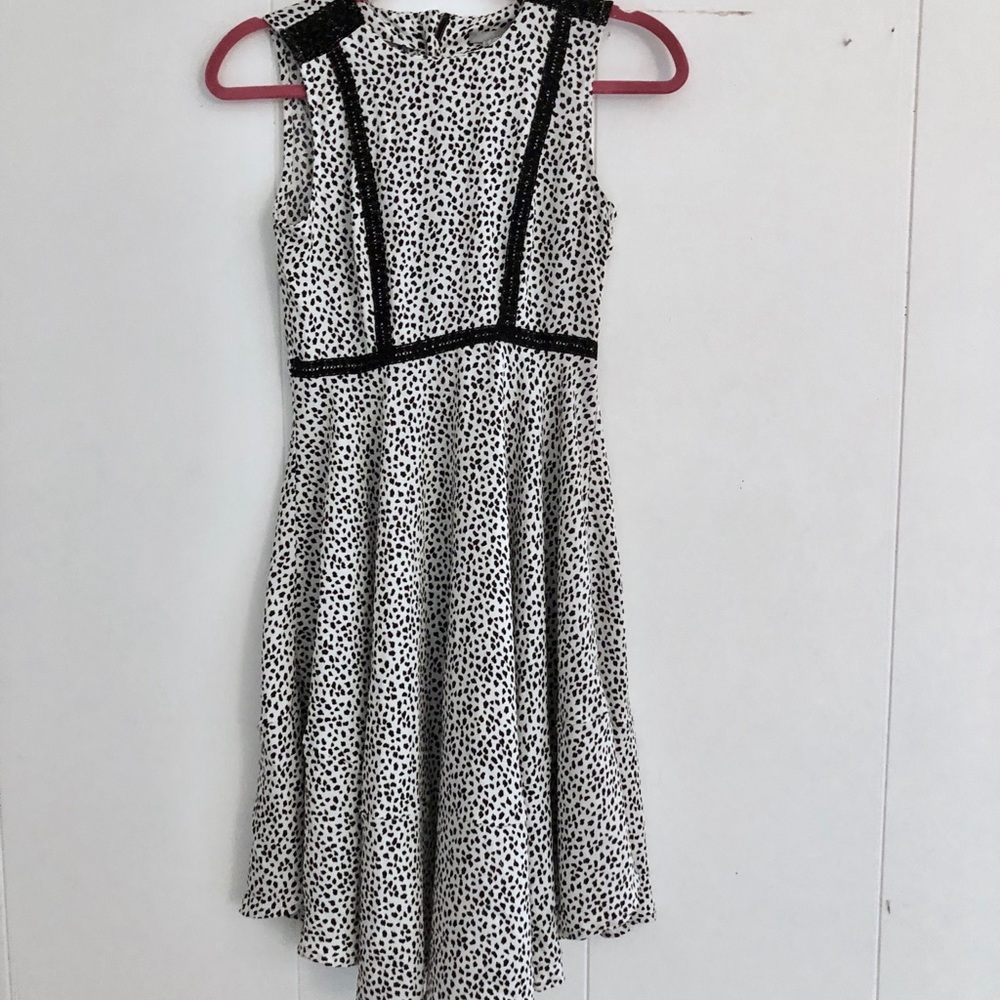 Black and White Dot Dress